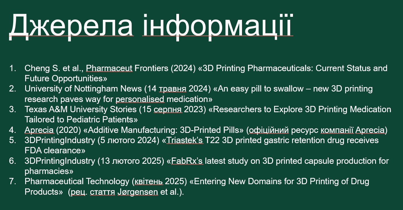 Фото Створення презентації Використання 3d-друку у фармацевтичній розробці