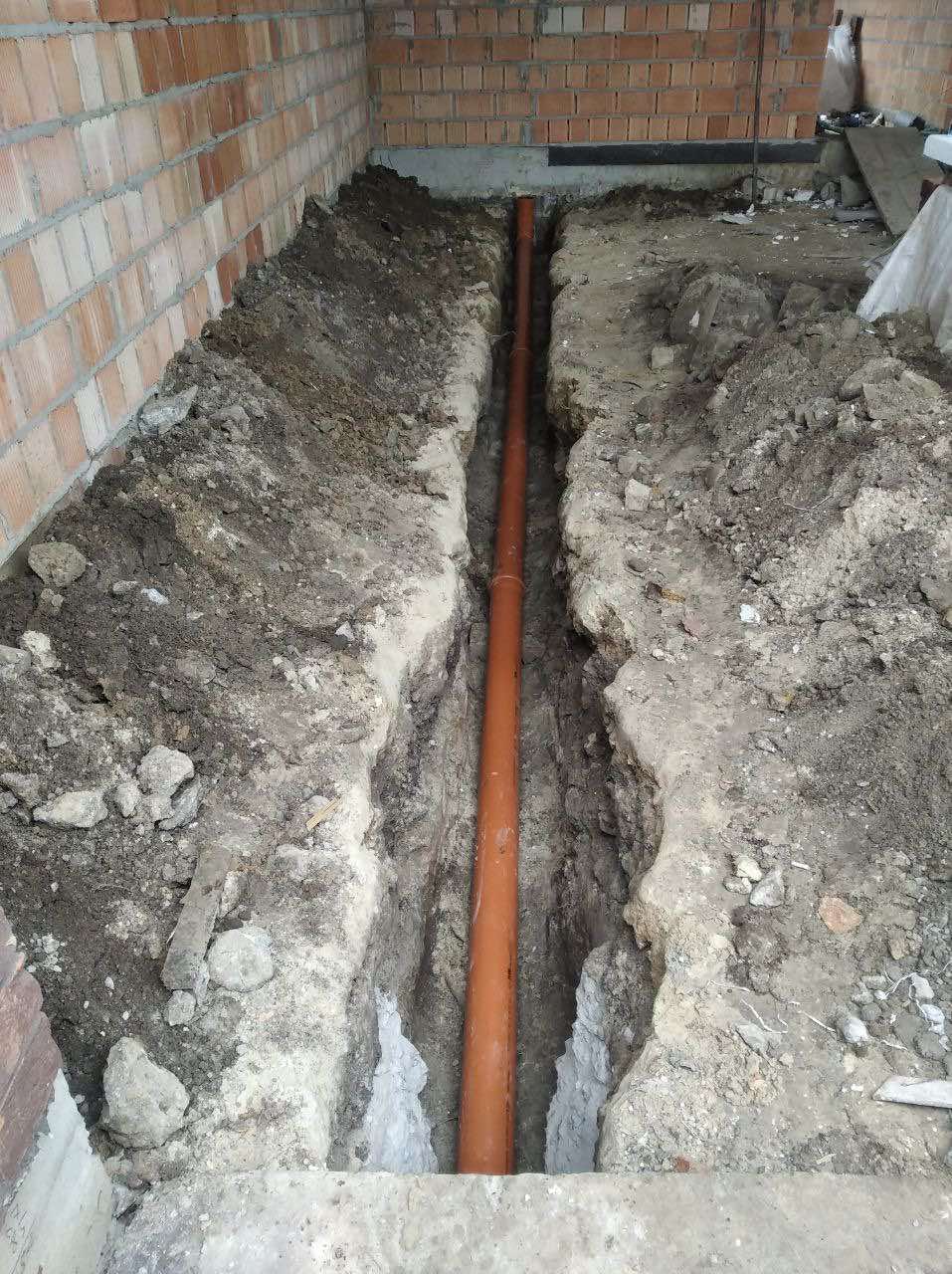 Фото Монтаж каналізації