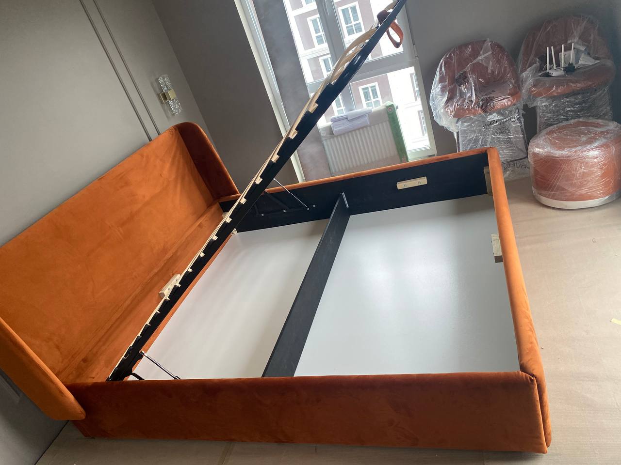 Фото збирання двохспальної кроваті