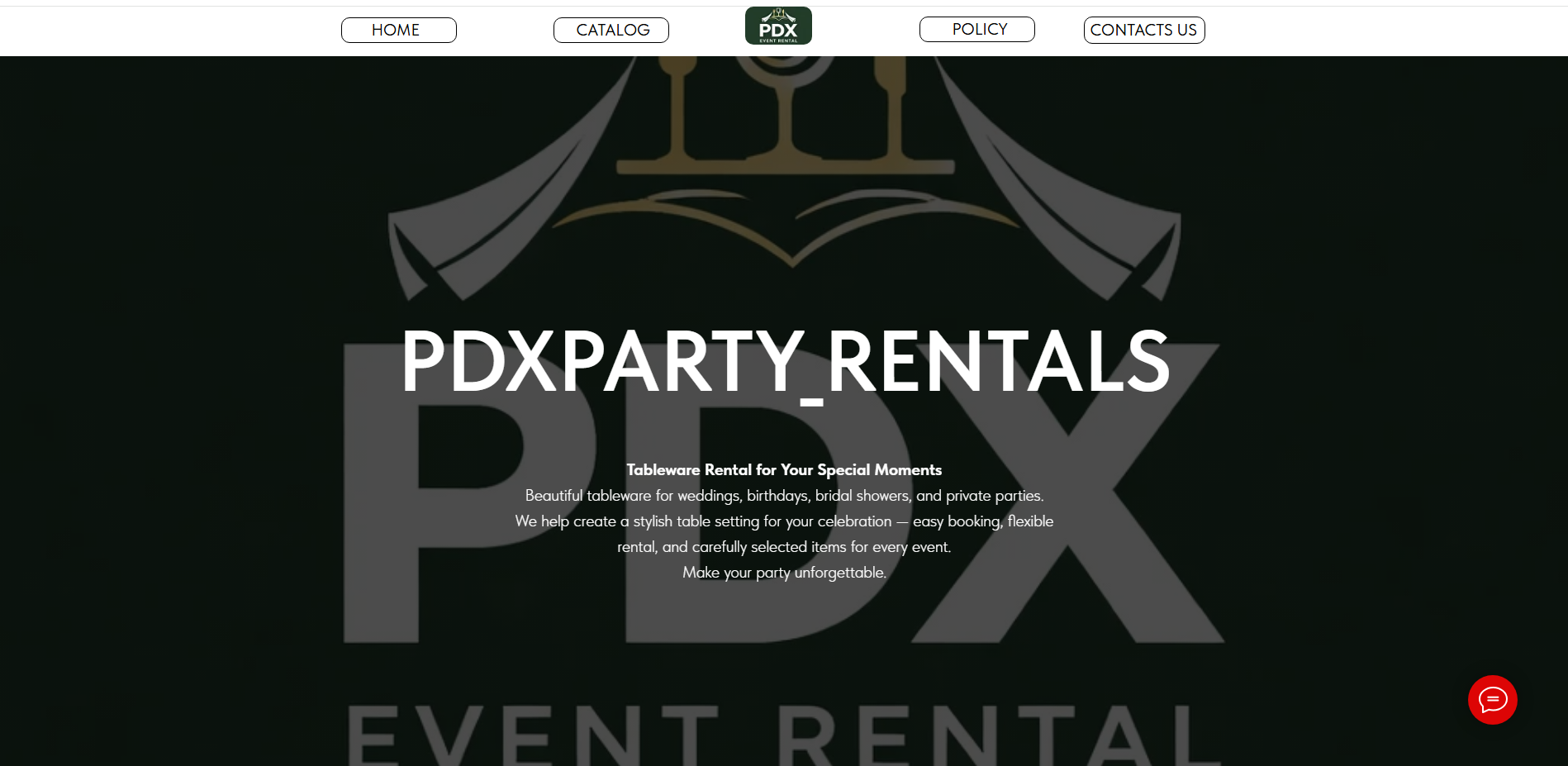Фото Назва проекту:
PDX Party Rentals — сайт для компанії з оренди посуду та обладнання для подій

Опис роботи:

Створила багатосторінковий сайт для компанії, яка займається орендою посуду та аксесуарів для різних заходів (вечірки, дні народження, святкові події).

Розробила структуру сайту, сучасний дизайн та зручну навігацію, щоб клієнти могли швидко знаходити необхідні товари та послуги.

На сайті реалізовано:

• головну сторінку з інформацією про компанію
• каталог продукції
• сторінки категорій (тарілки, ложки та виделки, склянки та інший посуд)
• зручну структуру для перегляду товарів
• контактну сторінку для зв'язку з клієнтами

Сайт адаптований для мобільних пристроїв, має швидке завантаження та зручний інтерфейс для користувачів.

Час виконання:
7–10 днів