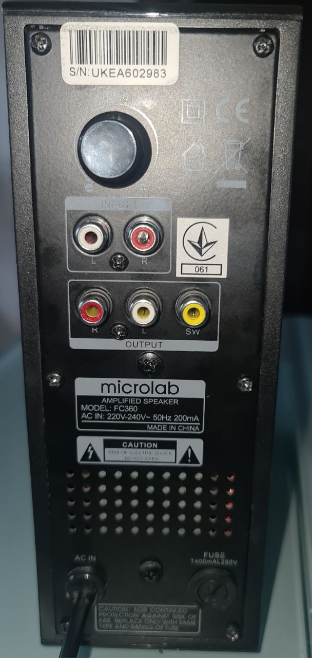 Фото Ремонт Microlab FC 360