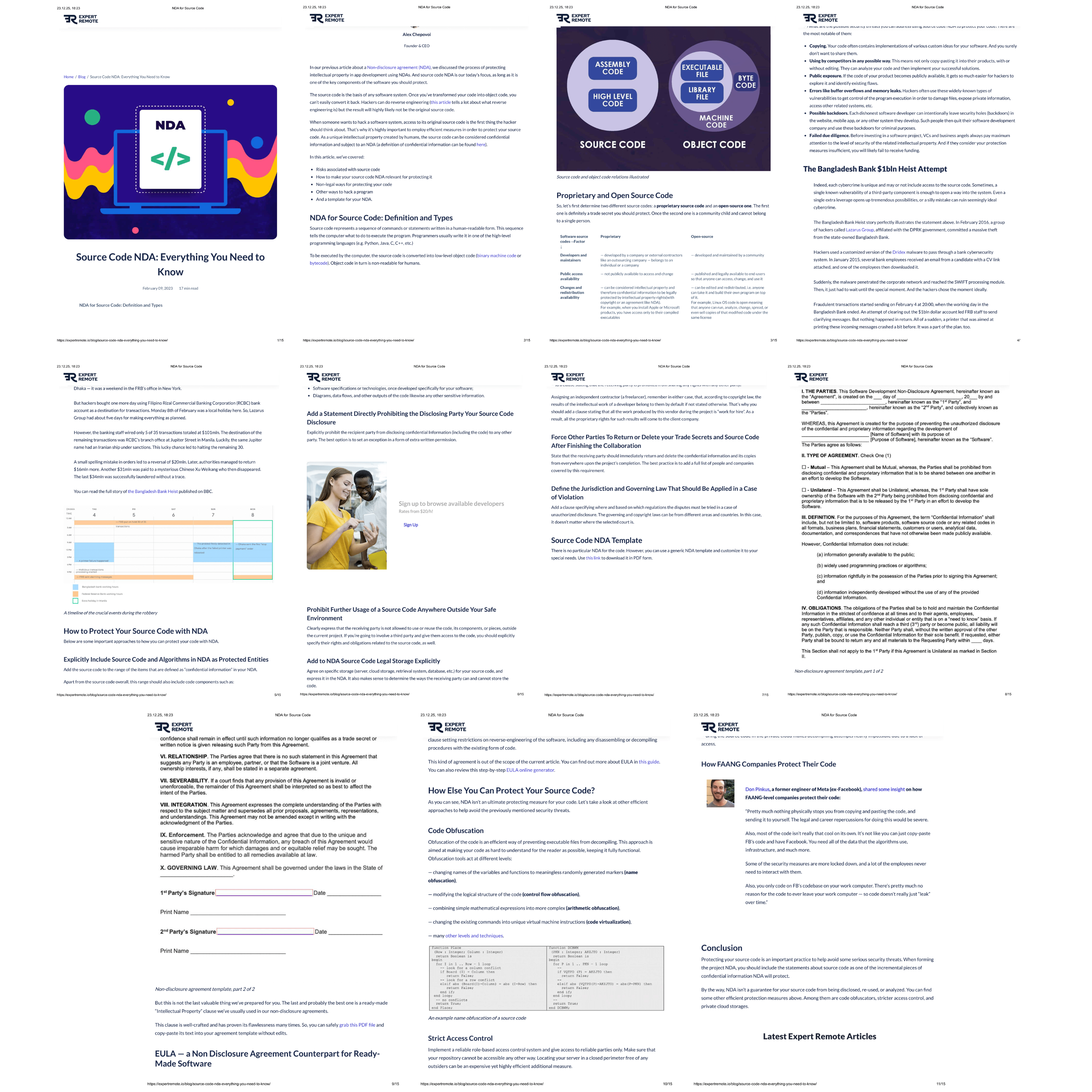 Фото Source Code NDA: Everything You Need to Know

Мій текст про захист вихідного коду для IT-компаній.

Клієнт: Expert Remote, LLC 