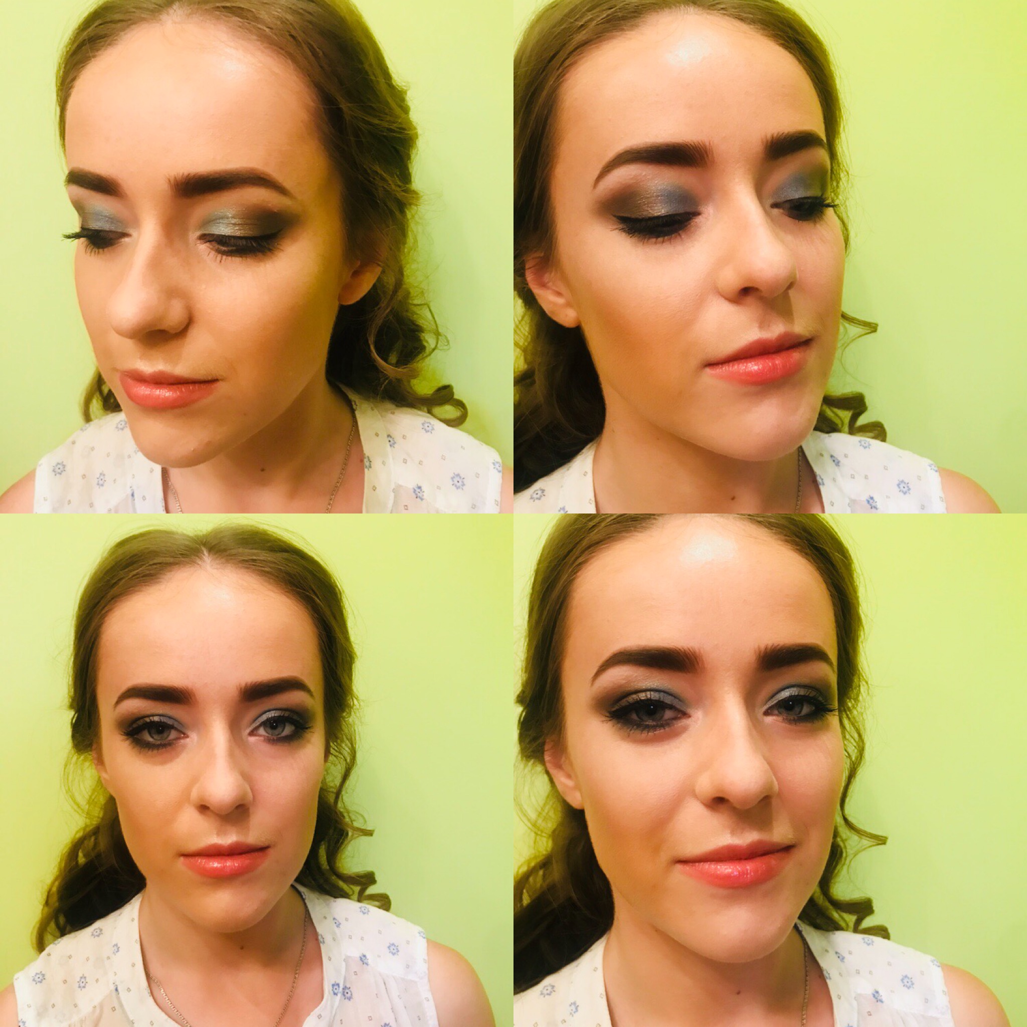 Фото Макияж на выпускной. 
Color make up. 

