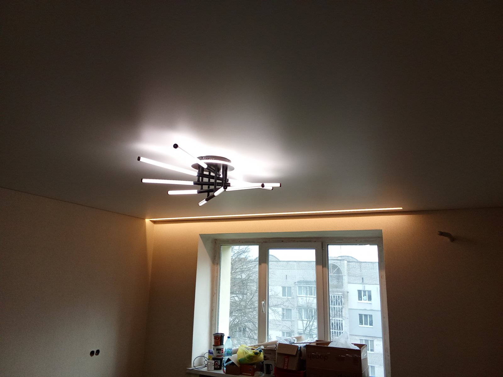 Фото монтаж люстри