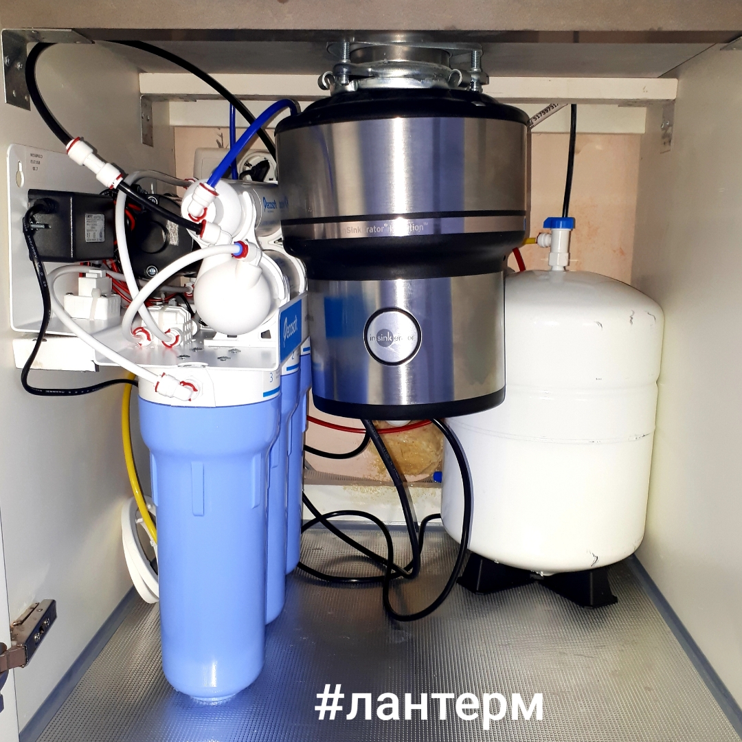 Фото Монтаж измельчителя отходов 1