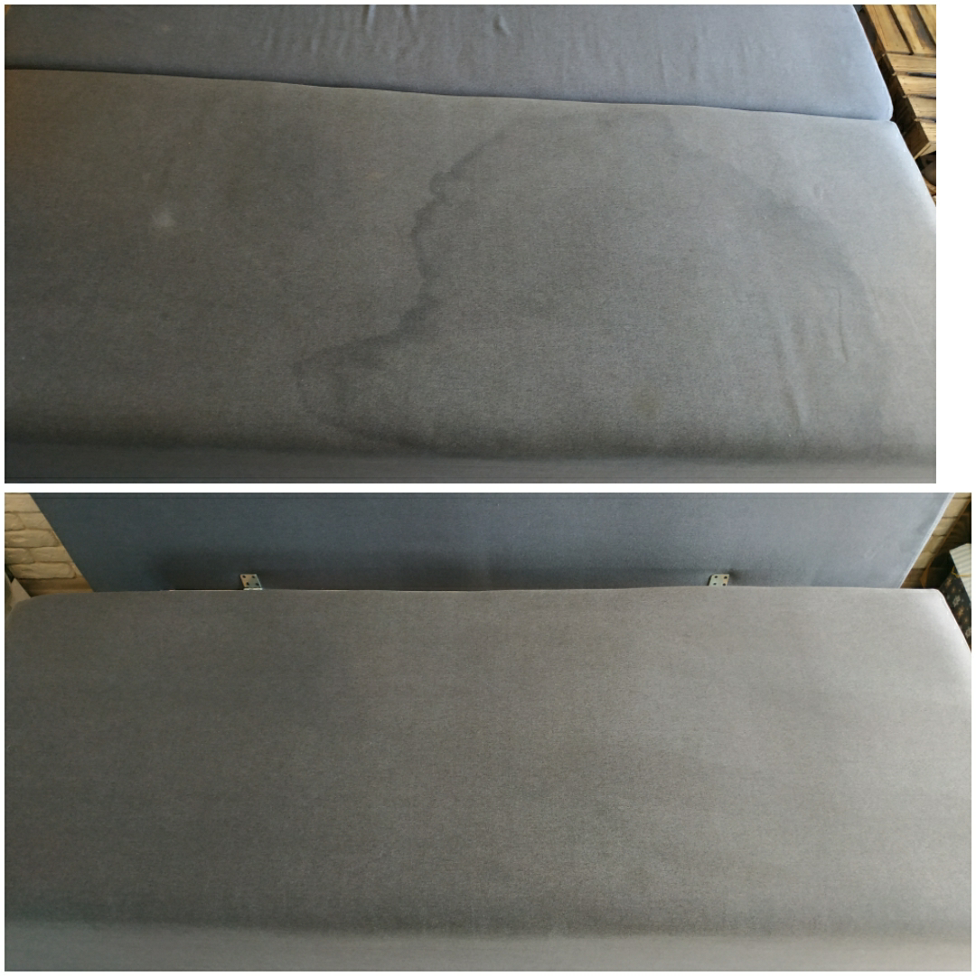 Фото Химчистка прямого дивана