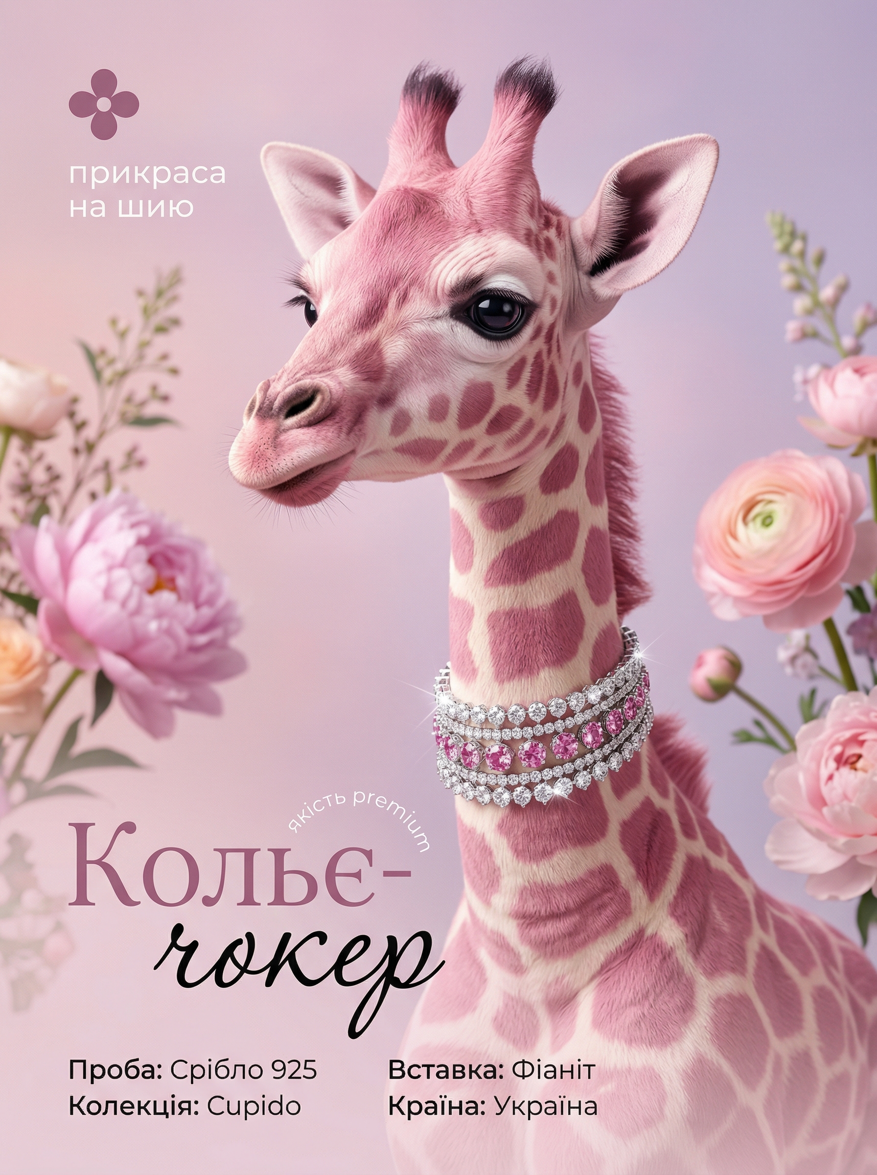 Фото Дизайн карточки товару для кольє 