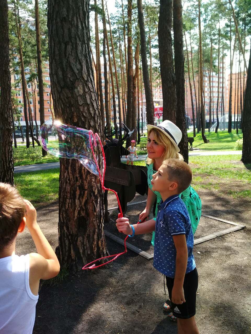 Фото Шоу мыльных пузырей Киев  4