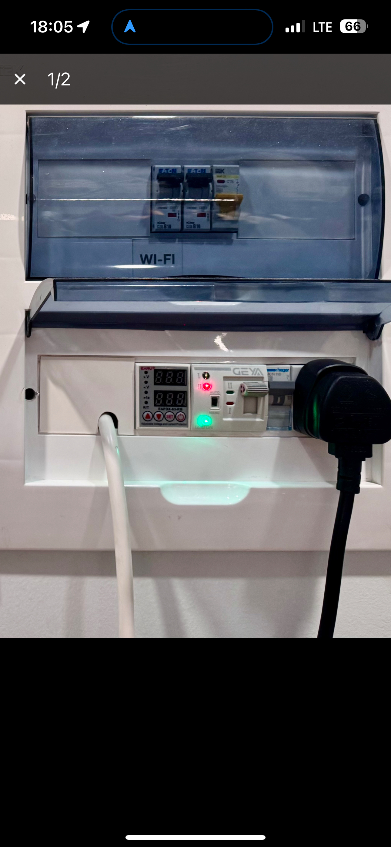 Фото підключення через АБР екофлушки