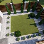 Клумба біля приватного будинку