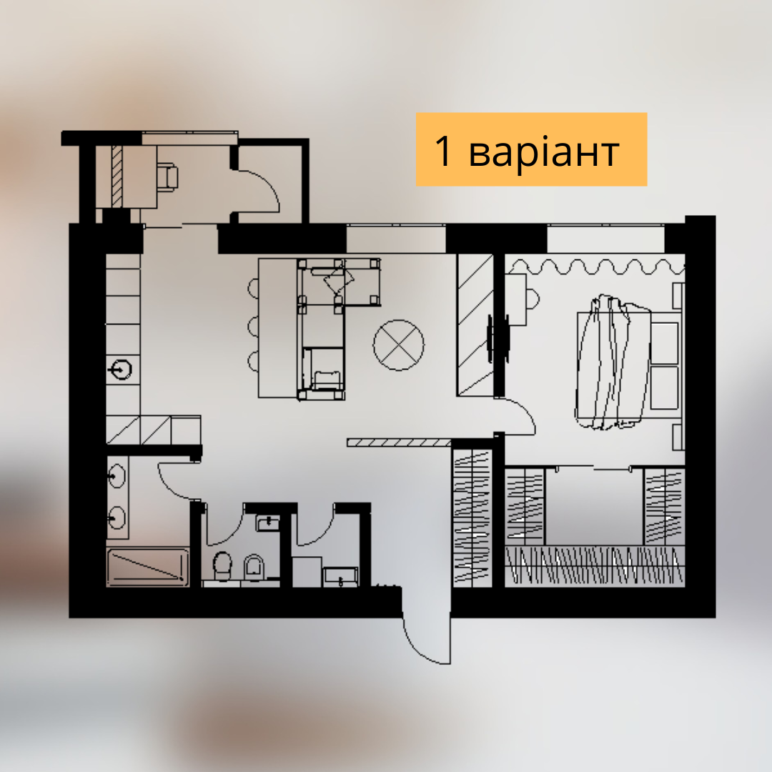 Фото Три варіанти планування 1