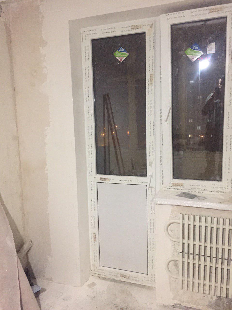 Фото Монтаж откосов из гипсокартона