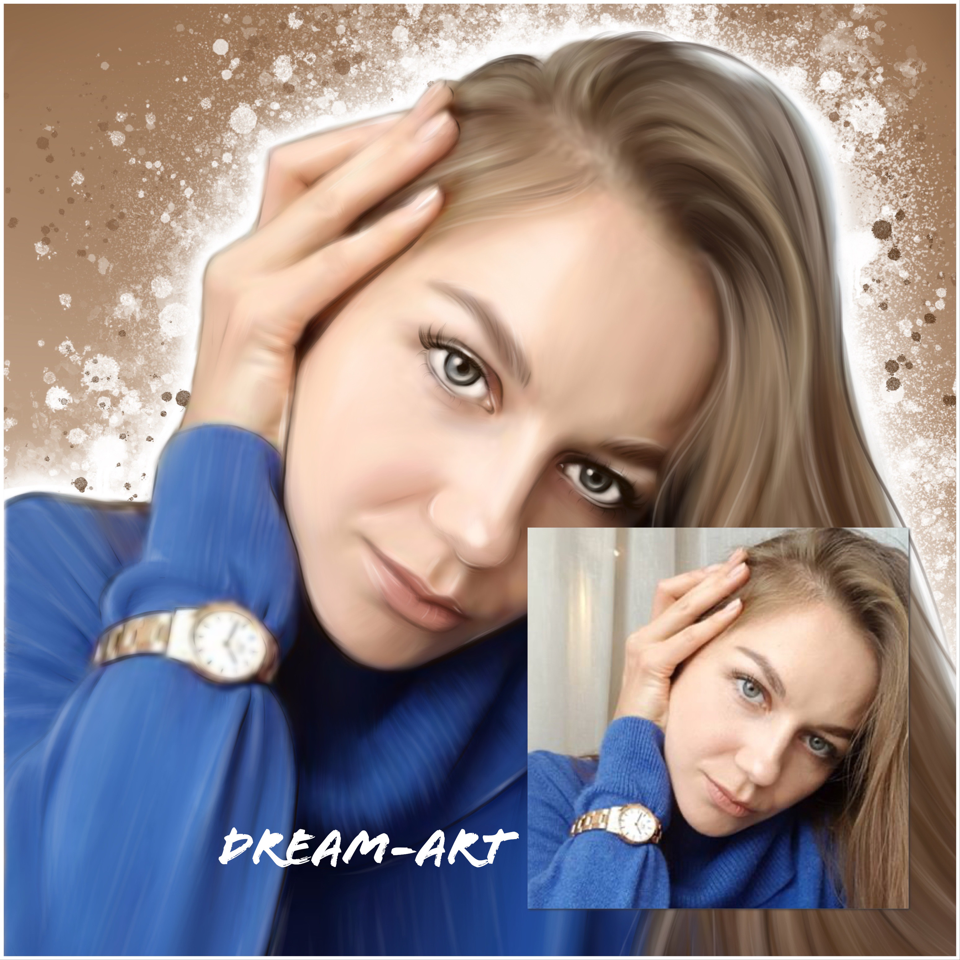 Фото Обработка фотографии в стиле dream-art