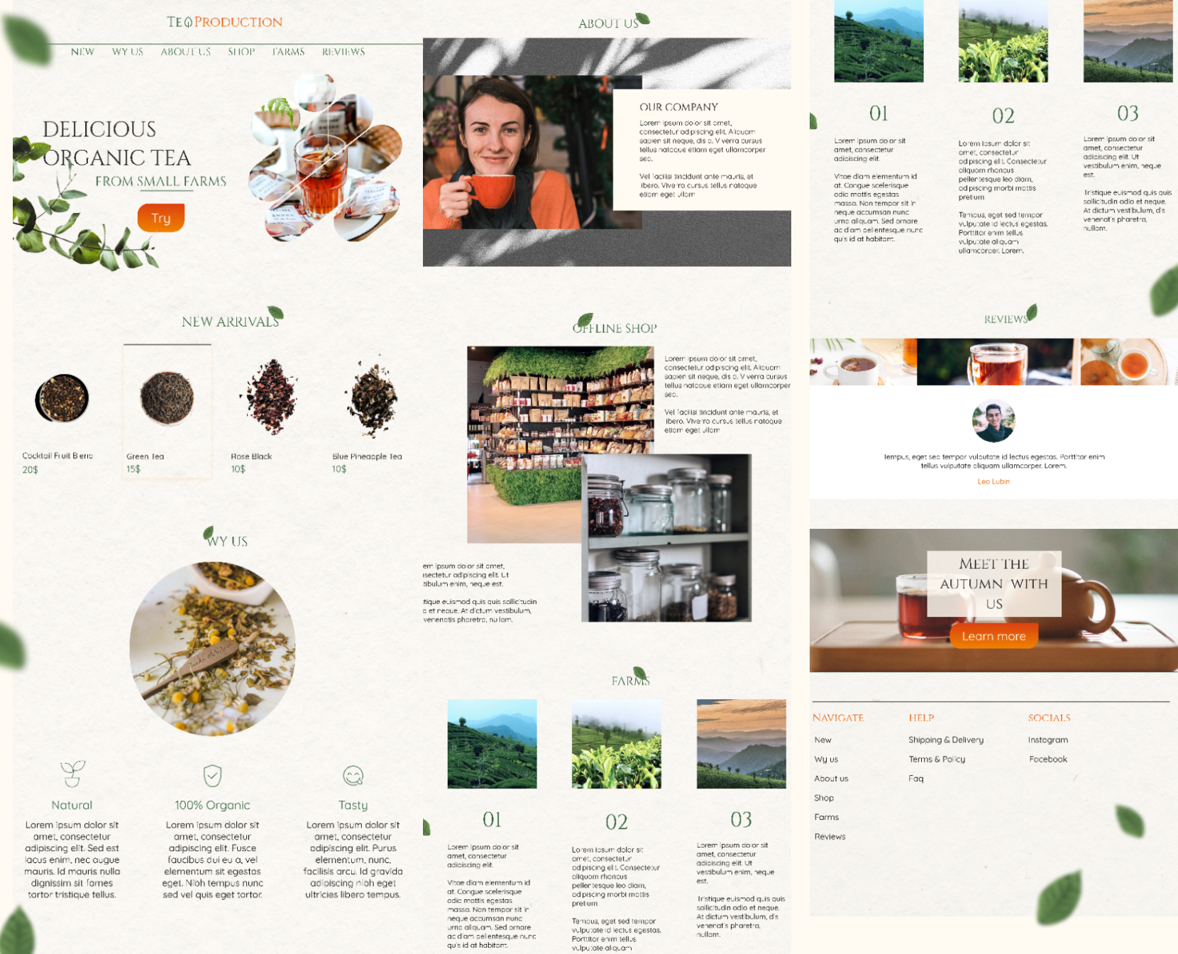 Фото Лендінг «Tea»