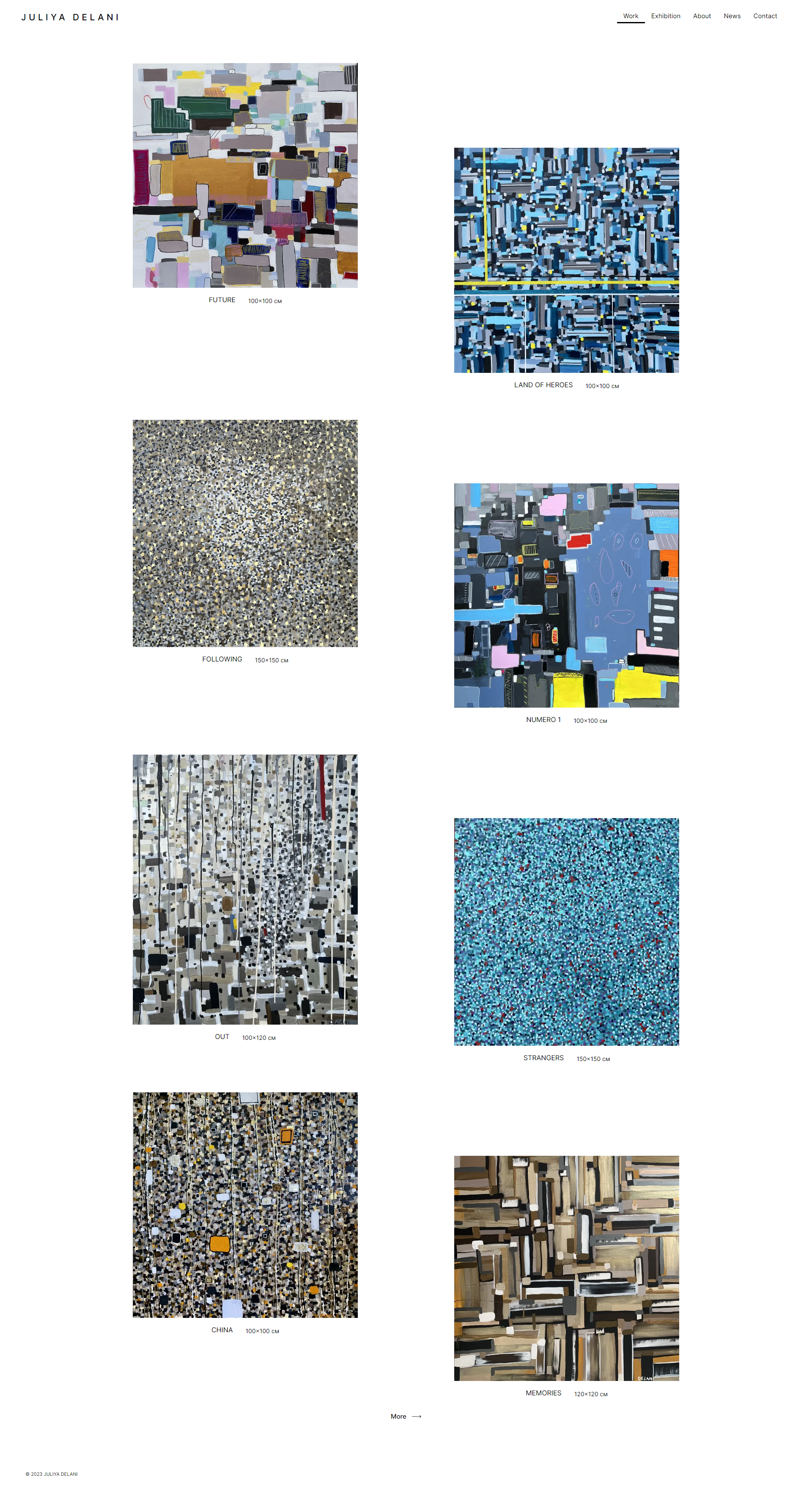 Фото Створення сайту портфоліо для художниці. Головна, галерея, новини. CMS WordPress.