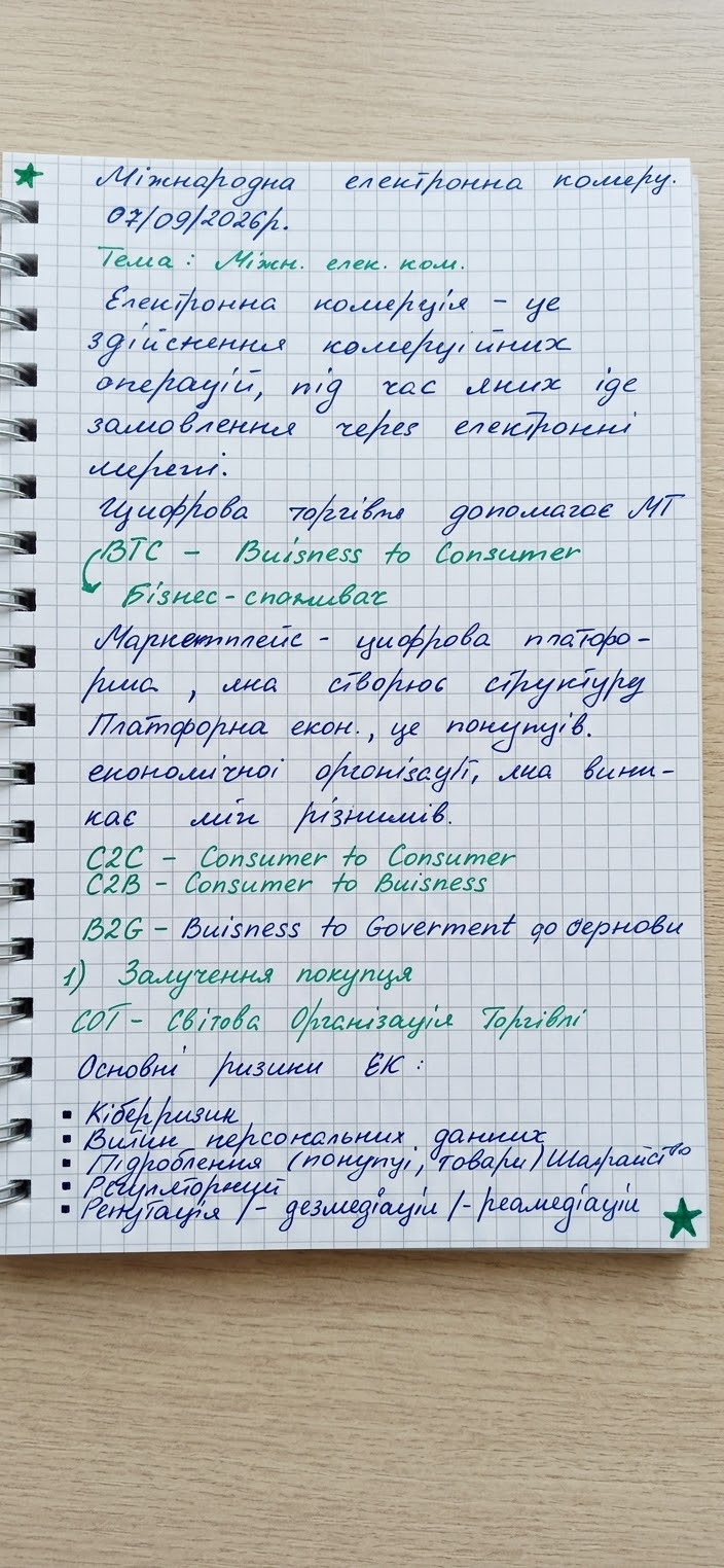 Фото Написання конспектів від руки 1