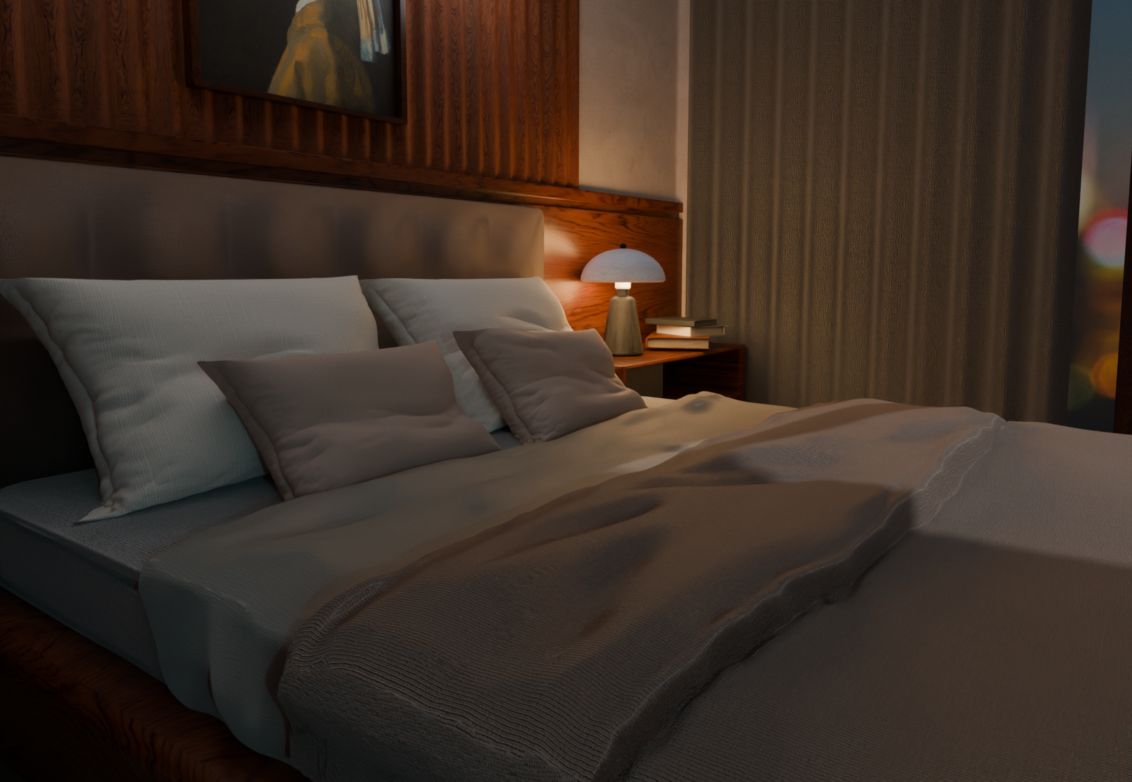 Фото Спальня в Blender