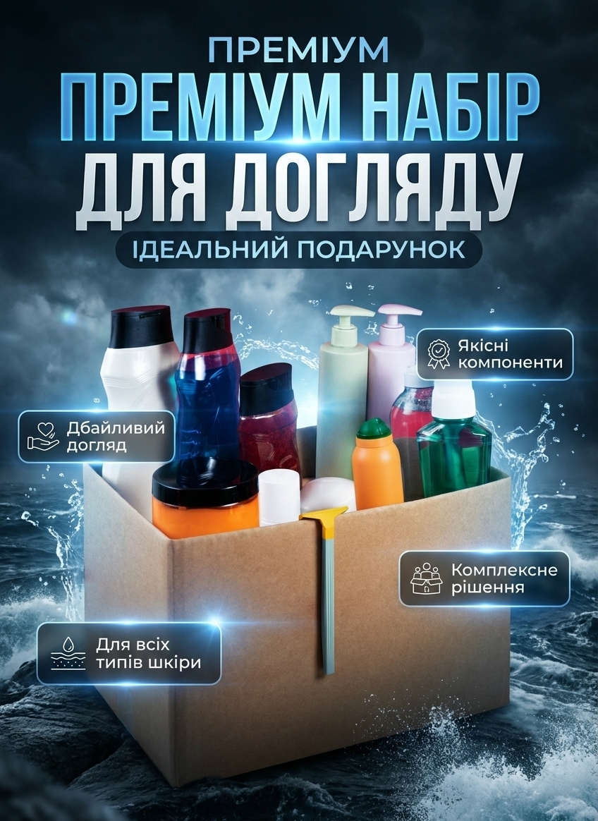 Фото Карточка товару для побутових засобів гігієни