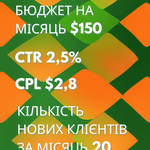 Налаштування та місячне ведення таргетованої реклами Фейсбук
