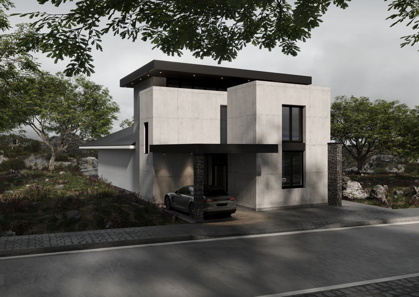 Фото Ця візуалізація виконана в програмах archicad, 3ds Max, corona 