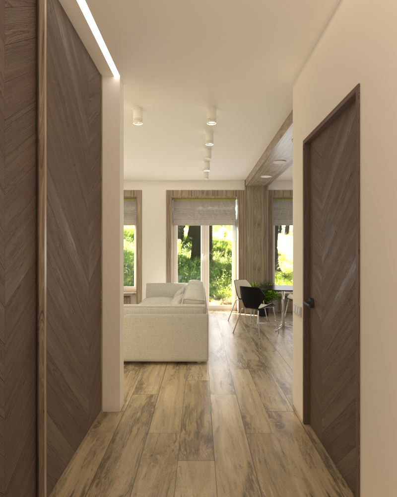 Фото Дизайн-проект квартиры. 160м2. 3d визуализация.