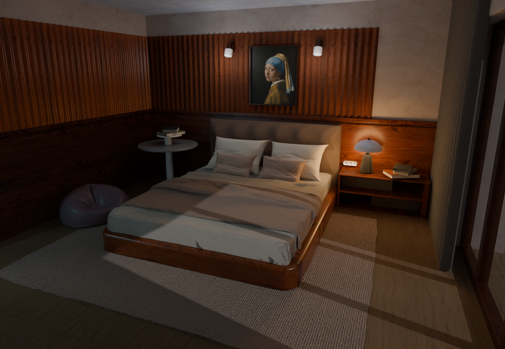 Фото Спальня в Blender