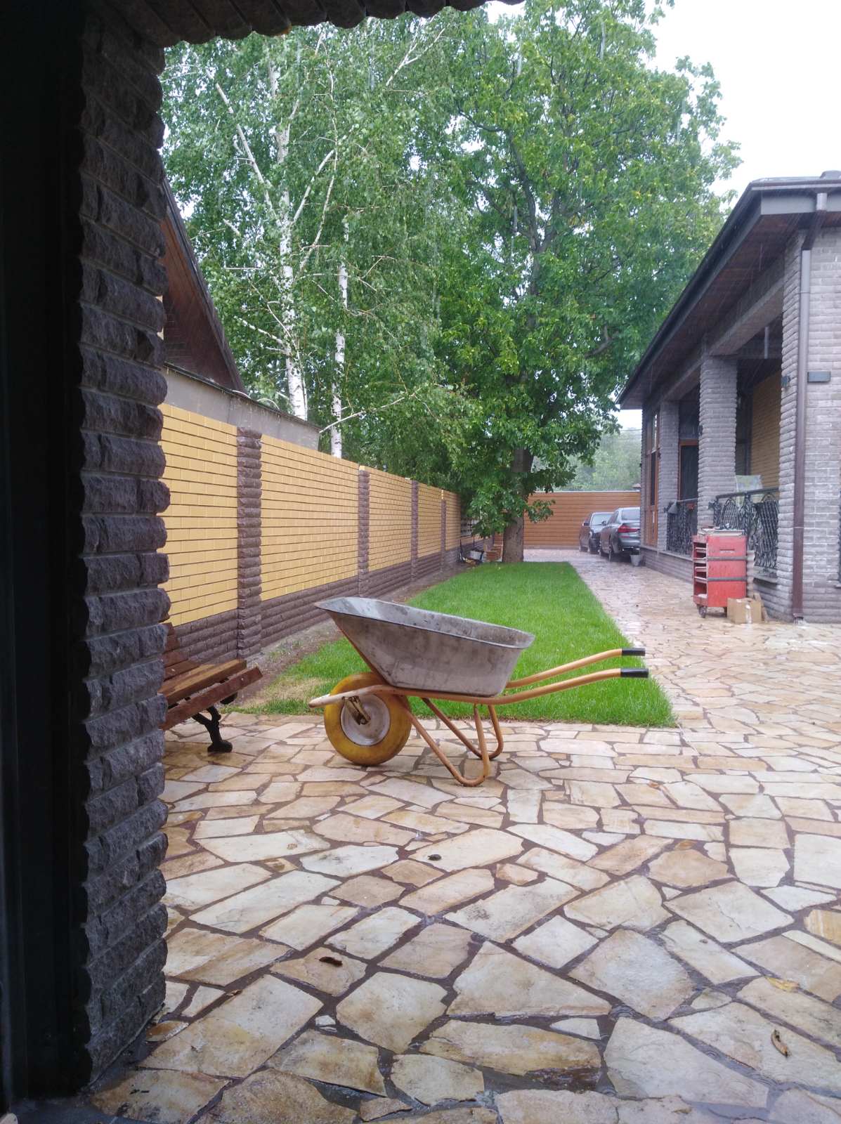 Фото Кладка клінкерної цегли 