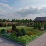 Клумба біля приватного будинку