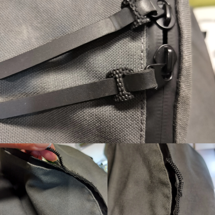 Фото Заміна непромокаючою блискавки та бігунків до неї з використанням матеріалів майстра