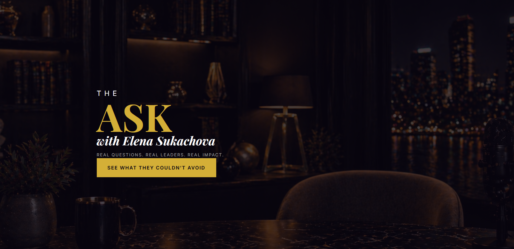 Фото Розробка лендінку для The Ask шоу