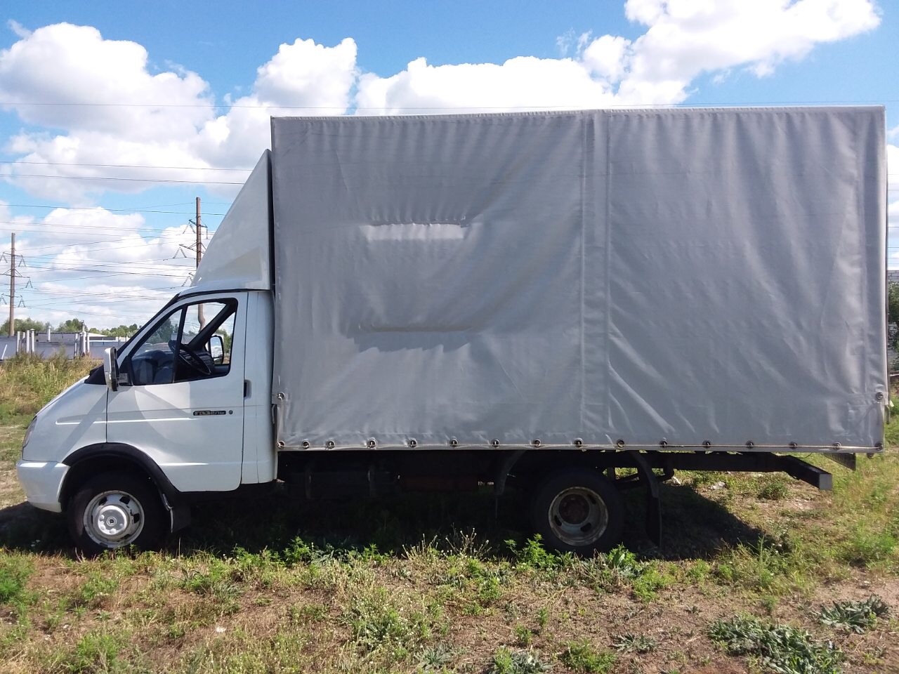 Фото ГАЗели с тентом 4.2х2.3х2 (20 м3) 2