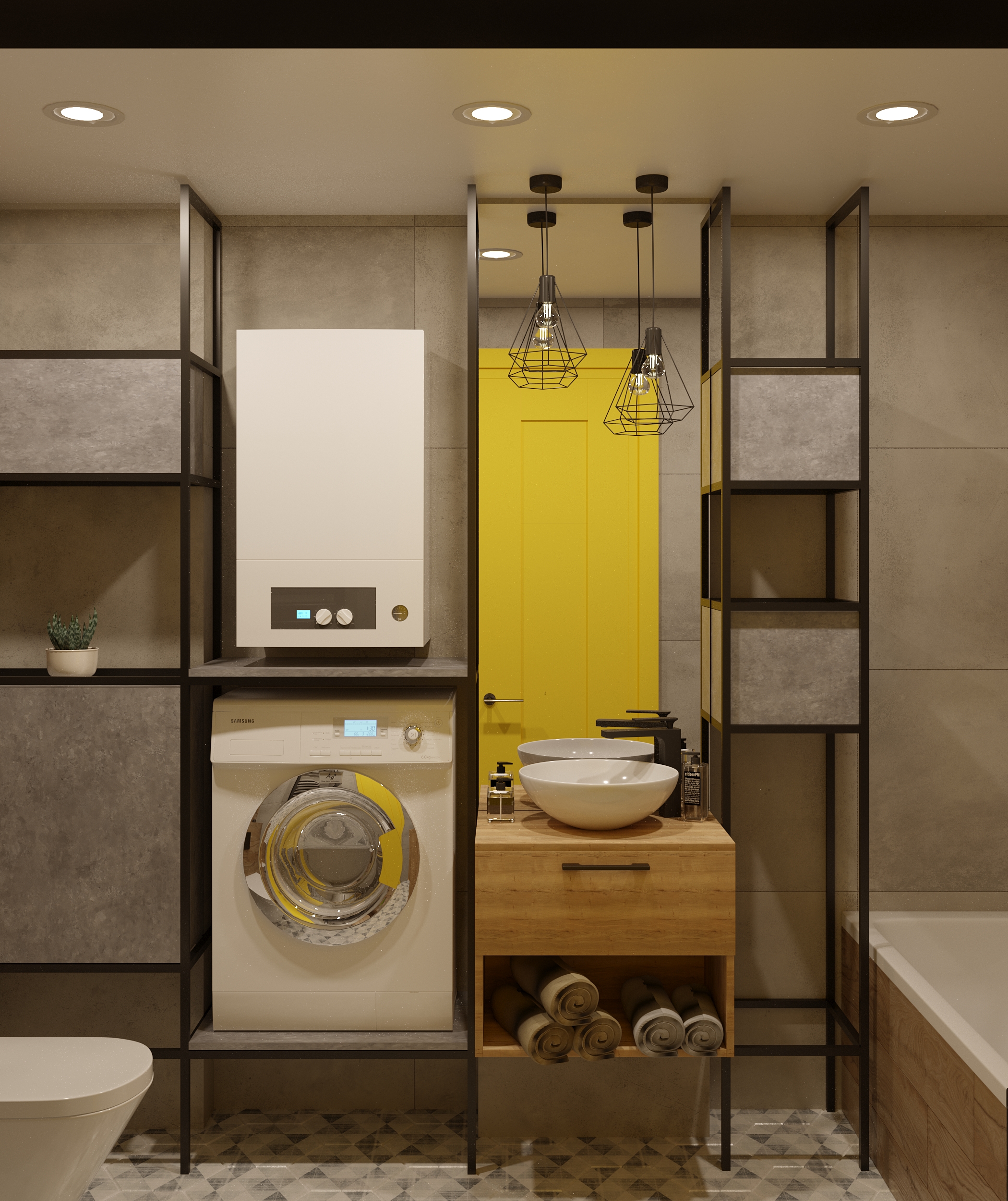 Фото 3D MAX. Визуализация ванной комнаты.