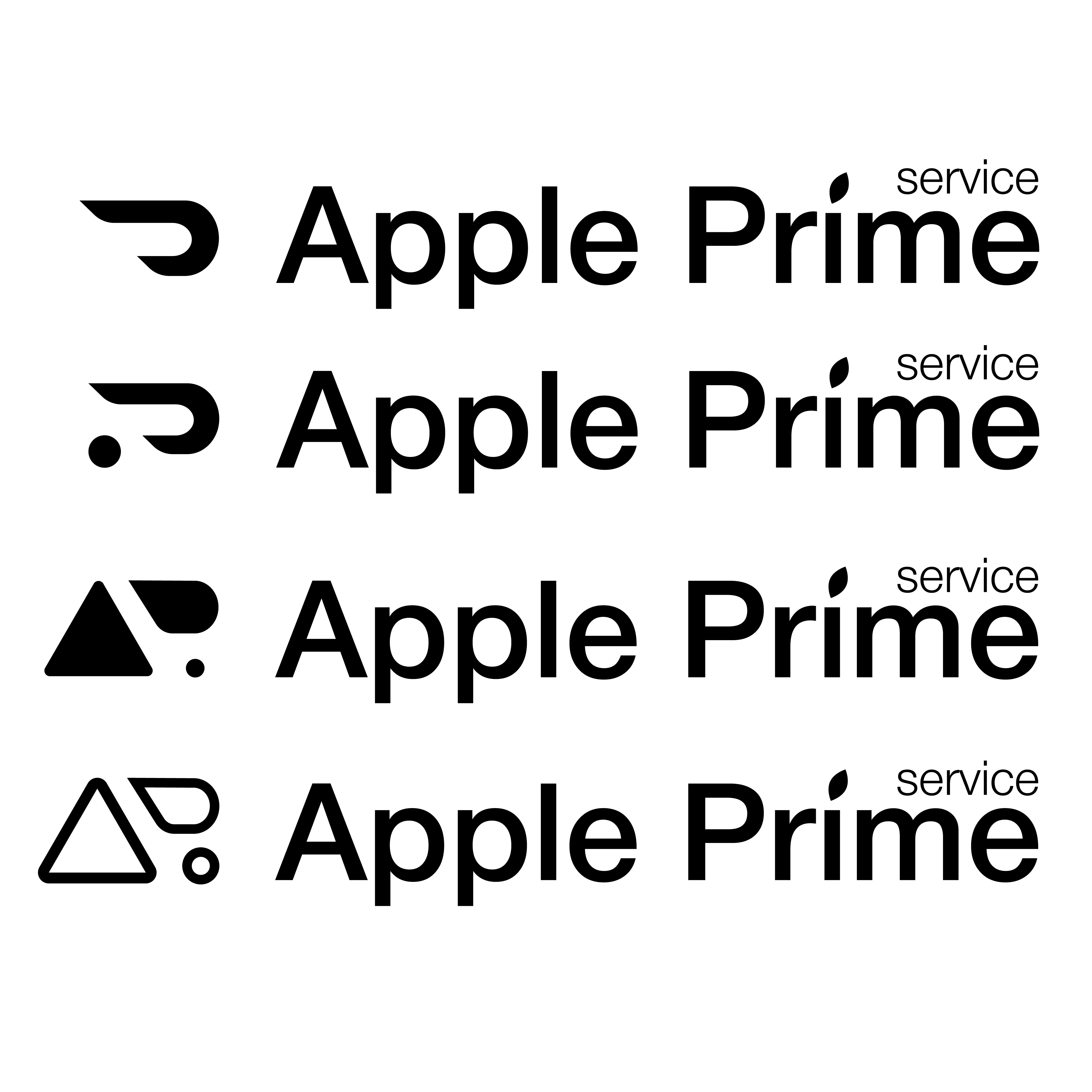 Фото Варіанти лого для сервісу по ремонту епл техніки Apple prime