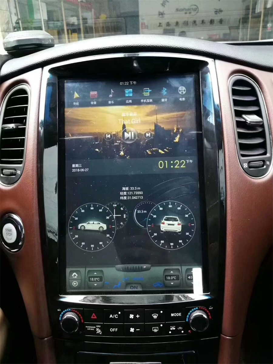 Фото Установка Android магнитол в стиле Tesla