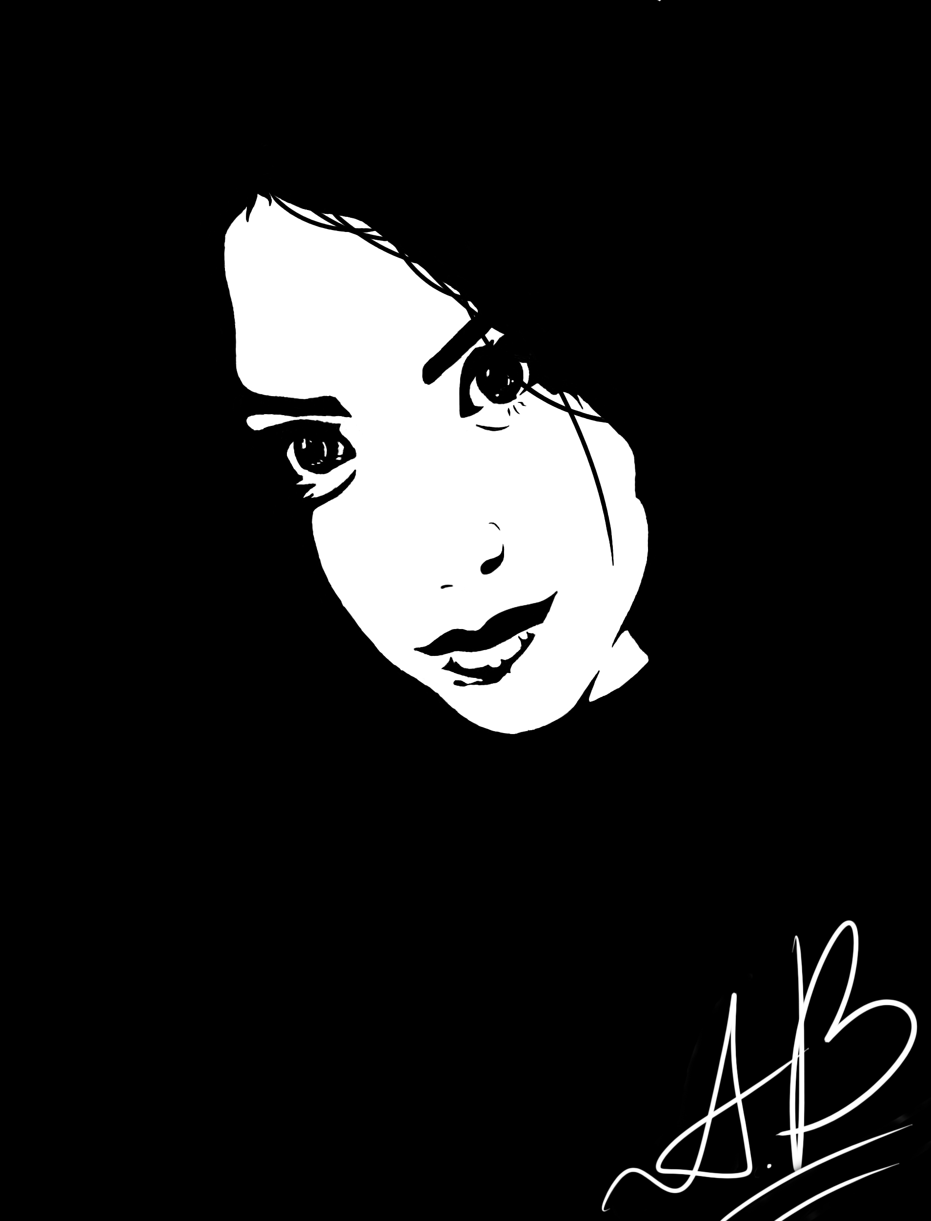 Фото Рисую портреты в стиле StencilArt 1
