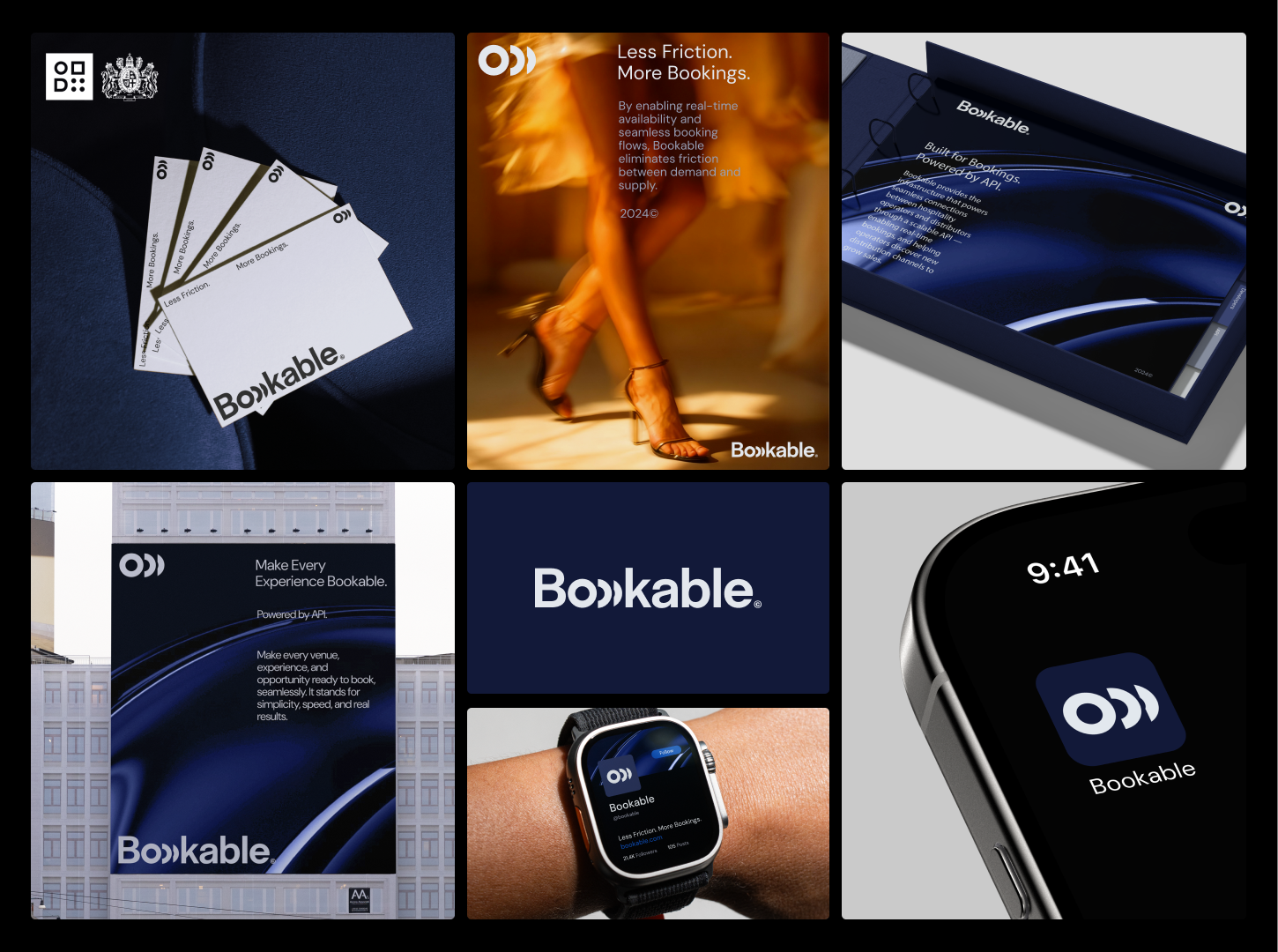 Фото Booking infrastructure. Bookable. Розробка логотипу та фірмового стилю