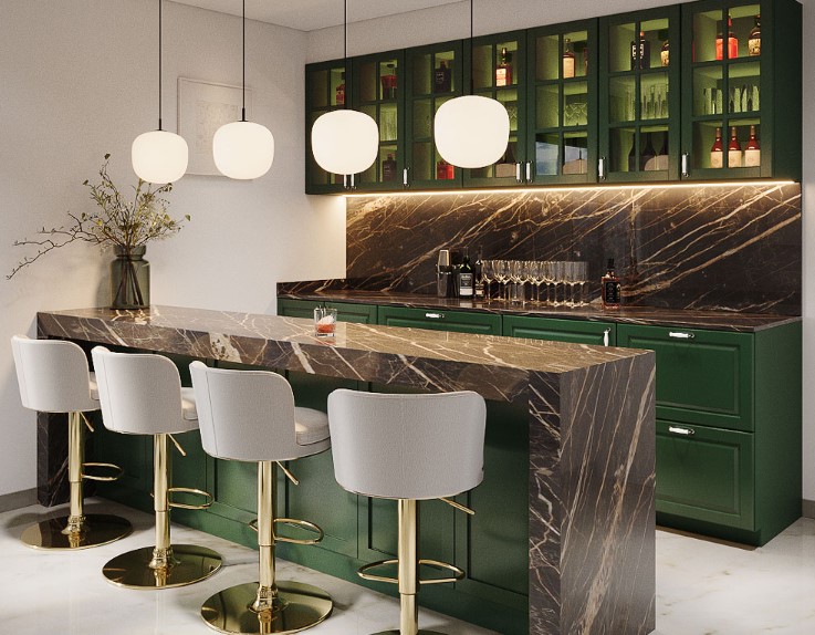 Фото Створення 3D візуалізації міні бару. Розробка концепції, підбір матеріалів, супровід.