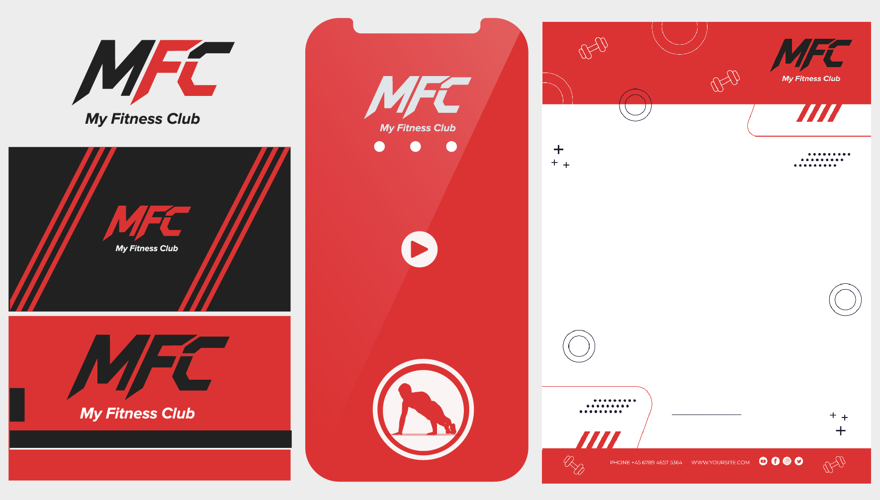 Фото Дизайн логотипу My Fitness Club