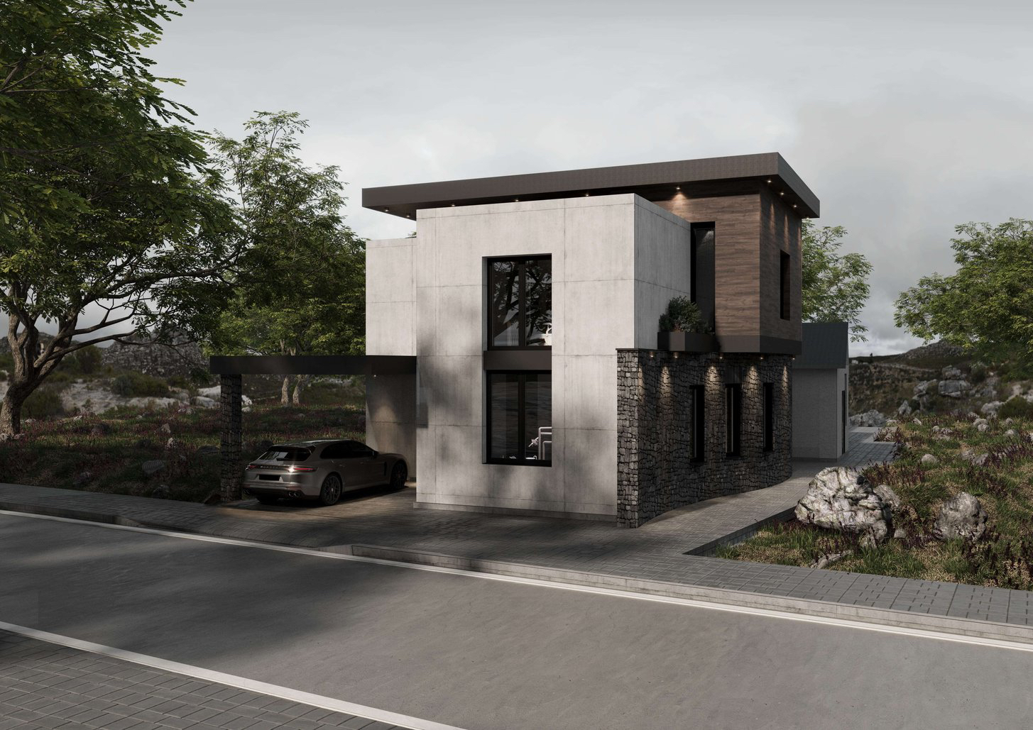 Фото Ця візуалізація виконана в програмах archicad, 3ds Max, corona 