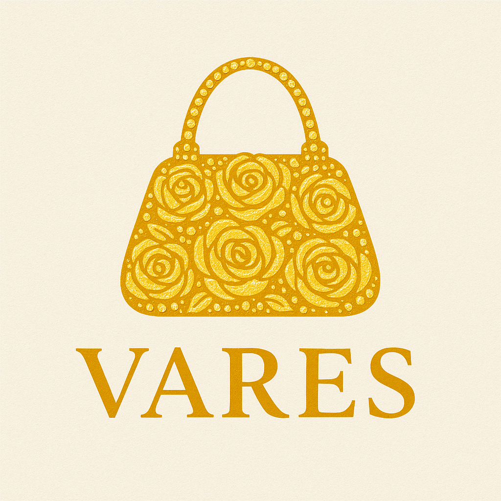 Фото Логотип бренда сумки VARES, приклад логотип бренда сумки                                                                 