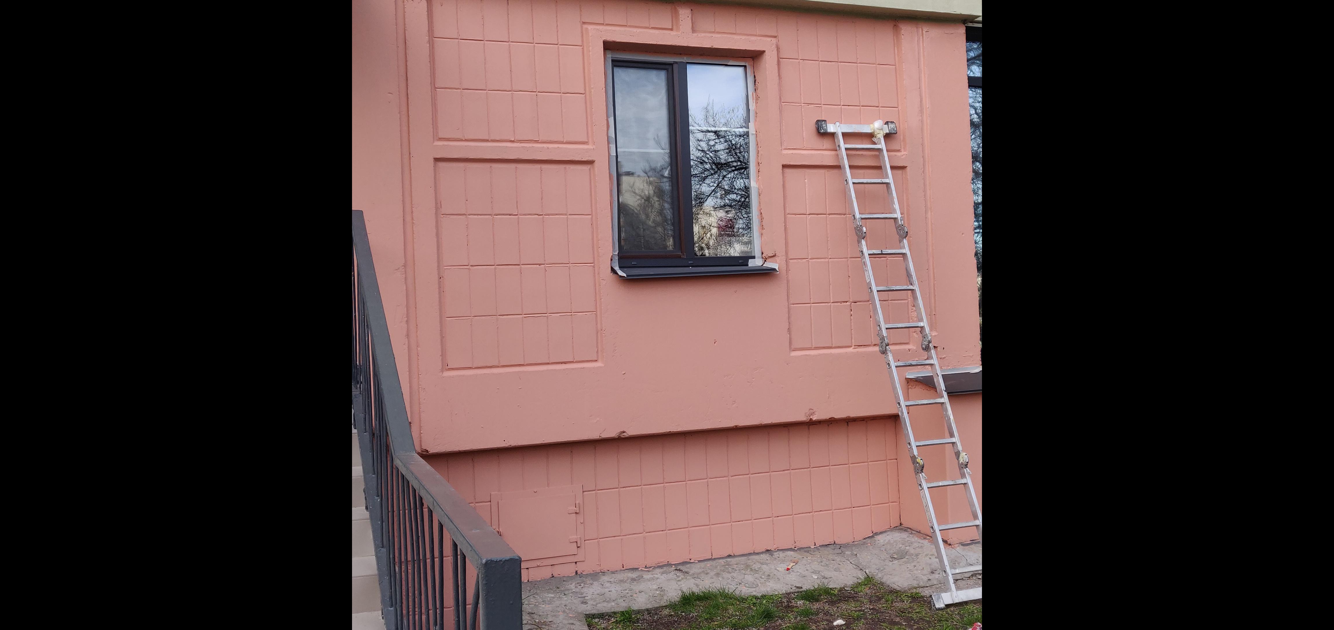 Фото Перекрашивание фасада 