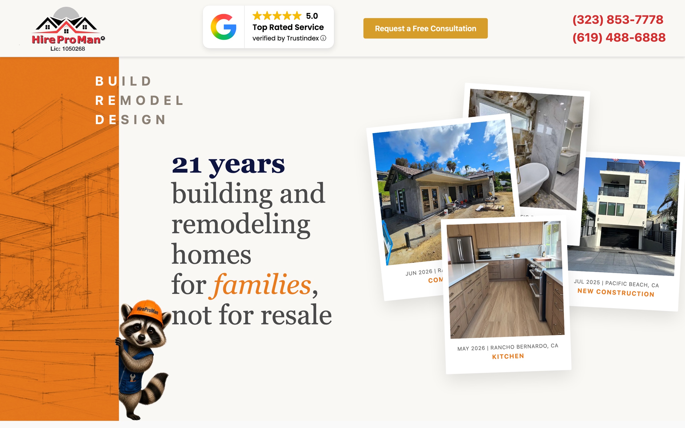 Фото Легкий лендінг без CMS. Головна вимога клієнта: оптимізація під Google, щоб усі показники були в зеленій зоні (93+).