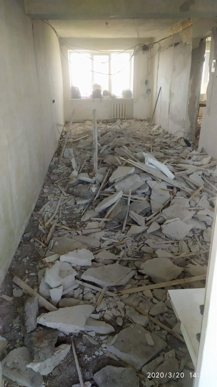 Фото Демонтаж пола в квартире