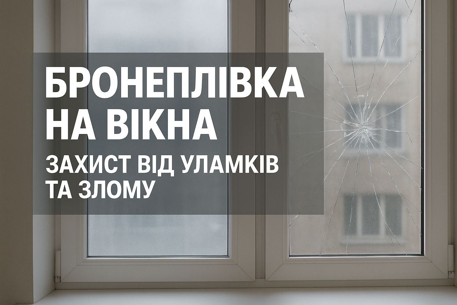 Фото Поклейка бронеплівки на вікна | Київ та область 1