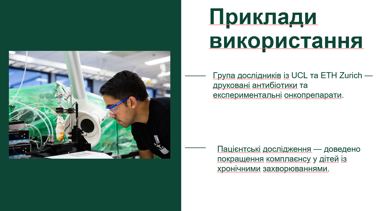 Фото Створення презентації Використання 3d-друку у фармацевтичній розробці