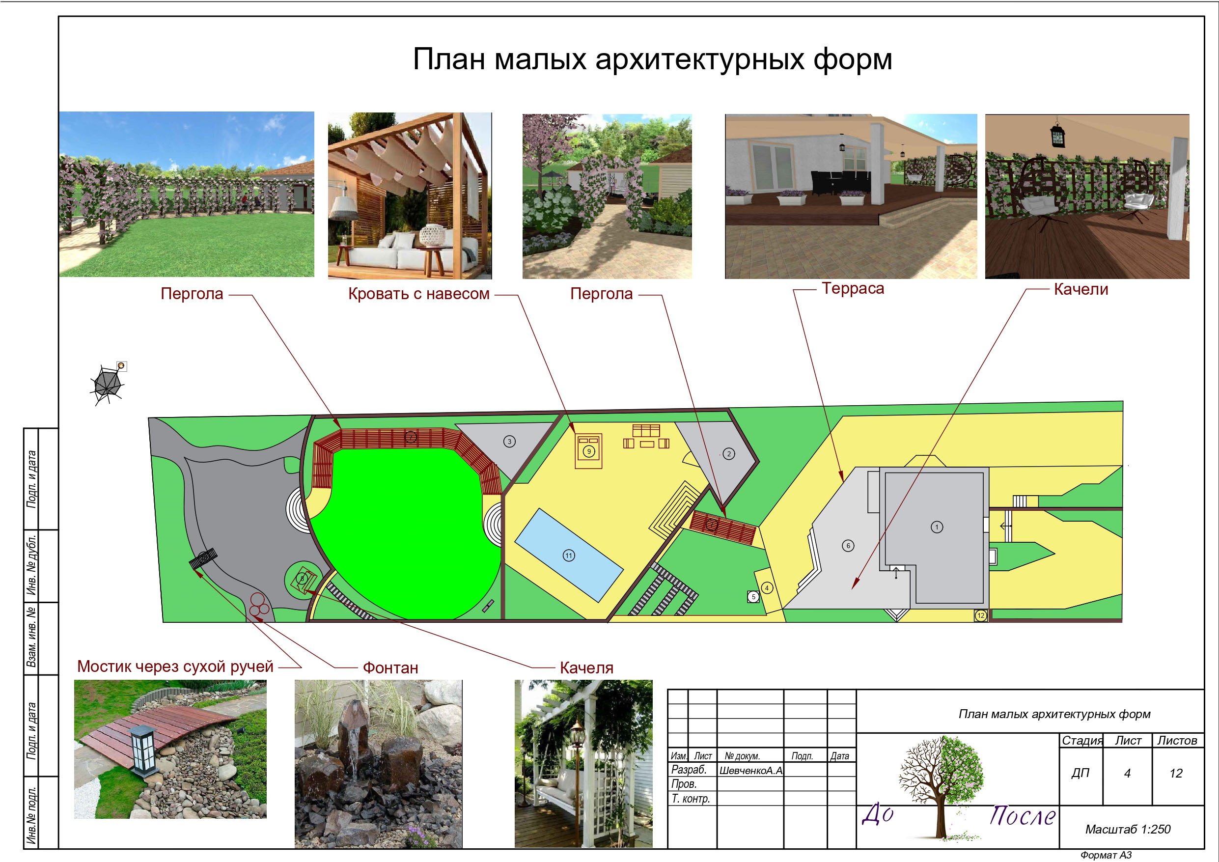 Фото План малых архитектурных форм