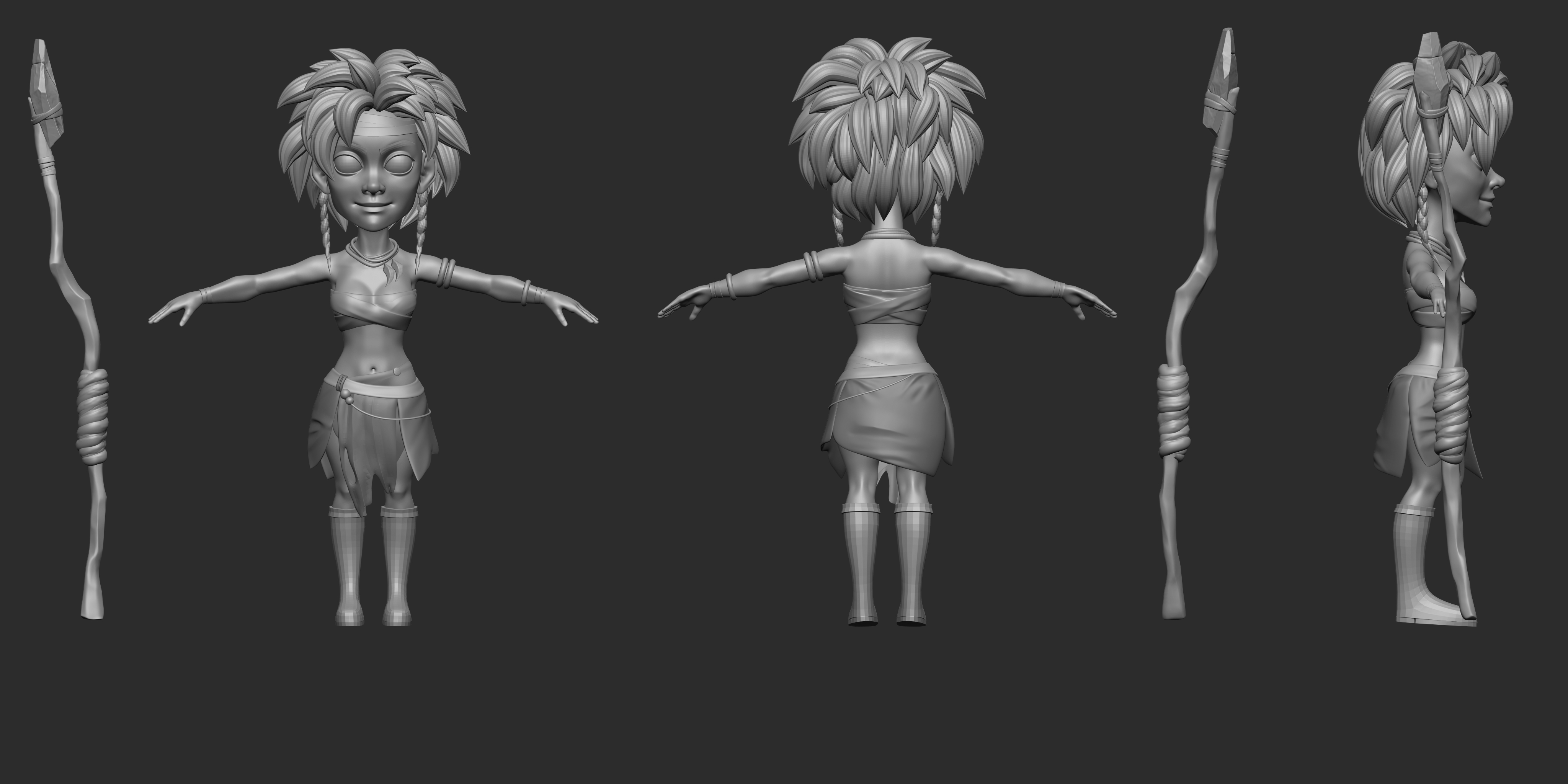 Фото Скульпт тестове завдання Zbrush