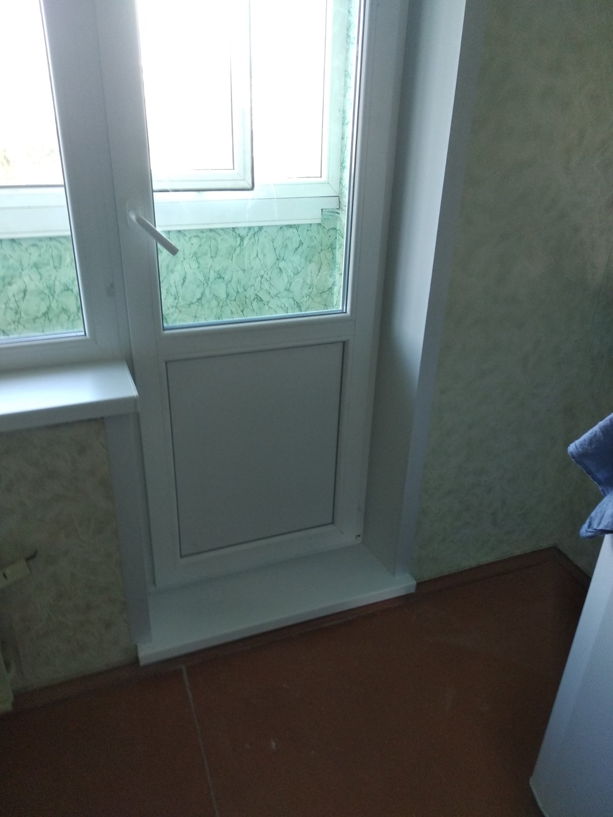 Фото Демонтаж, монтаж балконного блоку і відкосів.