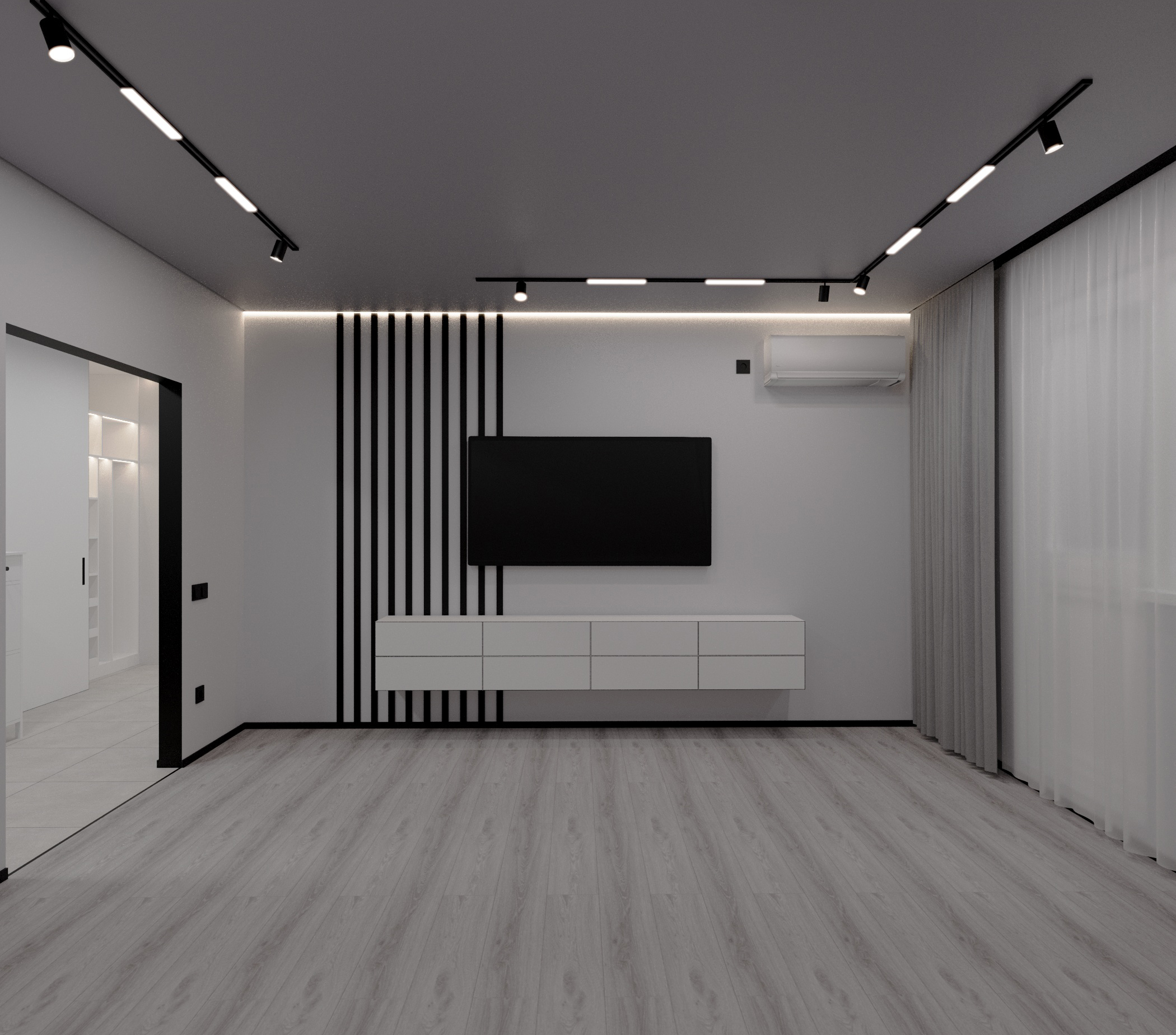 Фото Трикімнатна квартира(зала)