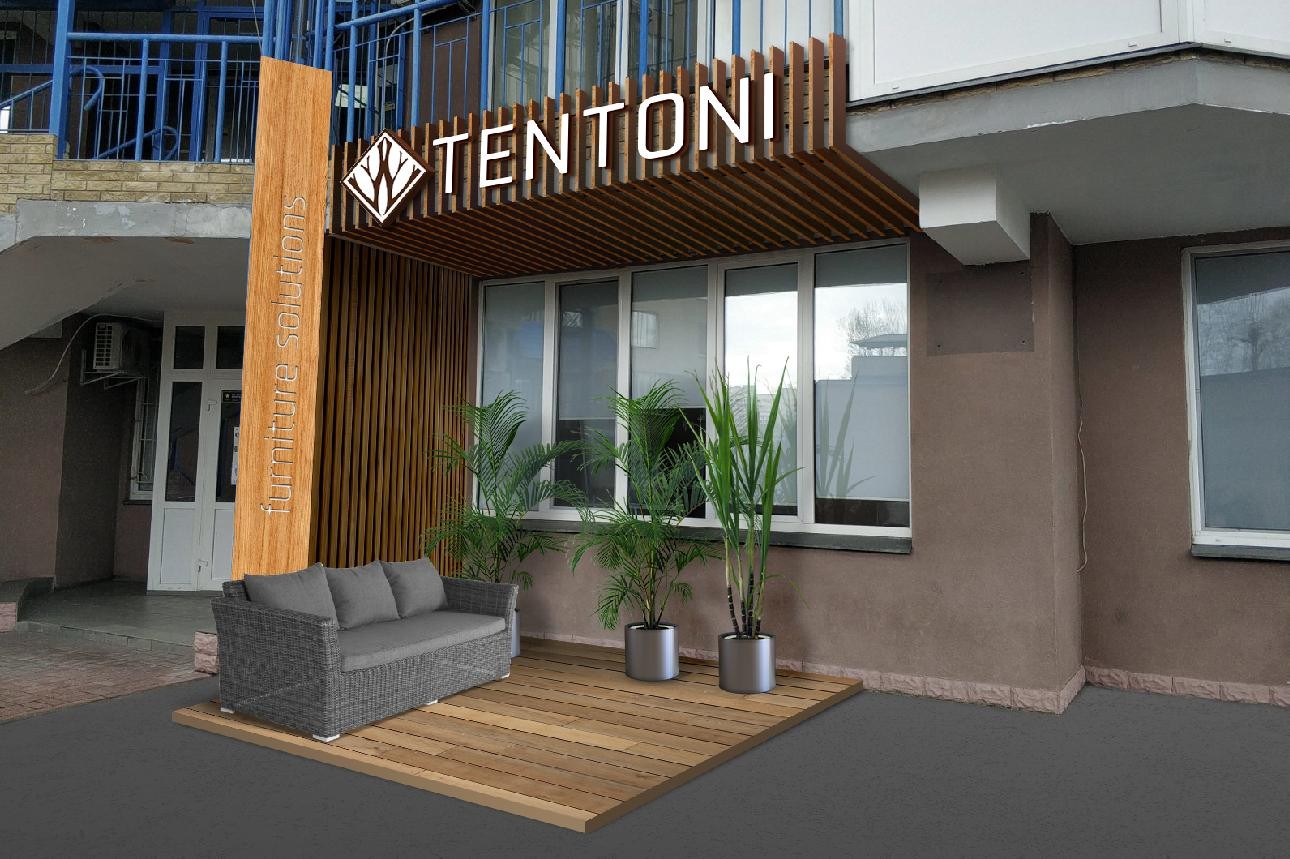 Фото Визуализация вывески Tentoni